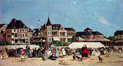 Casino von Trouville, n.d. | Eugene Boudin