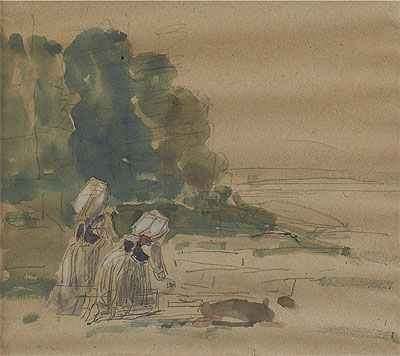 Les Laveuses, n.d. | Eugene Boudin