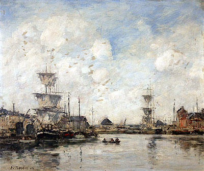 Fecamp, das Becken, 1894 | Eugene Boudin