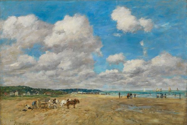Deauville, 1893 | Eugene Boudin | Giclée Canvas Print