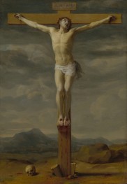 Kreuzigung, c.1650/55 von Eustache Le Sueur | Leinwand-Kunstdruck