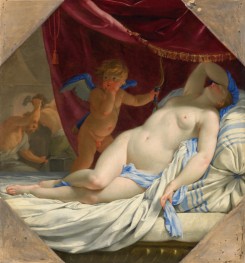 Schlafende Venus, c.1638/39 von Eustache Le Sueur | Leinwand-Kunstdruck
