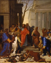 Die Predigt des Heiligen Paulus in Ephesus, 1649 von Eustache Le Sueur | Leinwand-Kunstdruck