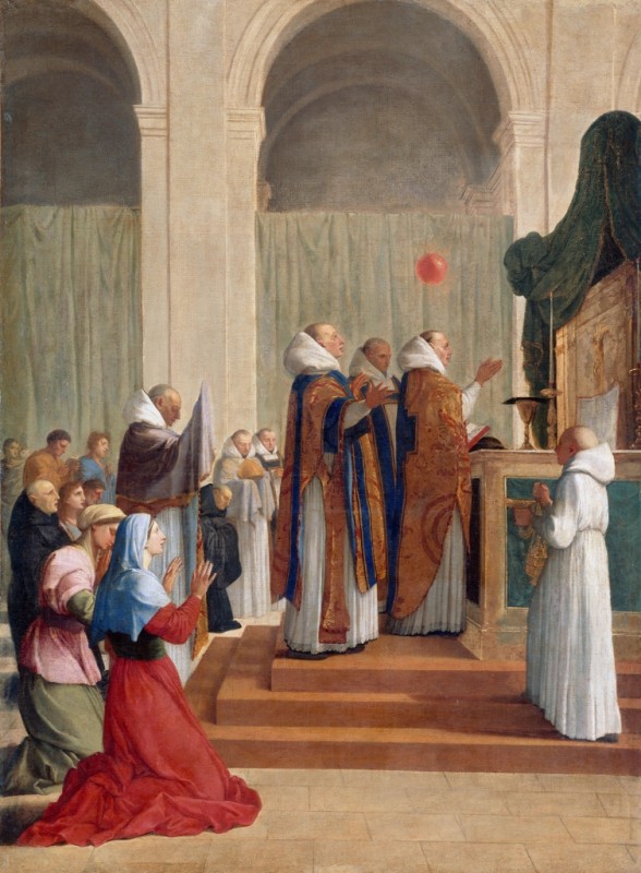 Mass of Saint Martin, c.1654/55 | Eustache Le Sueur | Giclée Canvas Print
