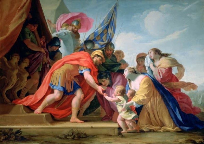 Volumnia and Veturia in Front of Coriolanus, c.1638/40 | Eustache Le Sueur | Giclée Canvas Print