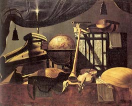 Still-life with Musical Instruments | Baschenis | Painting Reproduction