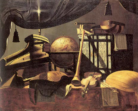 Stillleben mit Austern und Gebäck, n.d. | Baschenis