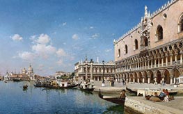 The Grand Canal, Venice | Federico del Campo | Painting Reproduction