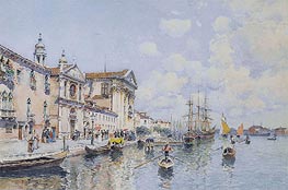 Santa Maria del Rosario and Santa Maria della Visitazione, Venice | Federico del Campo | Painting Reproduction