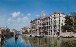Palazzo Cavalli-Franchetti, Venice, 1890 von Federico del Campo | Leinwand Kunstdruck