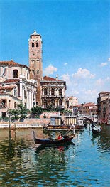 Federico del Campo | The Palazzo Labia, Venice, 1877 | Giclée Canvas Print