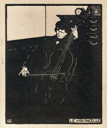 Das Violoncello, 1896 | Félix Vallotton