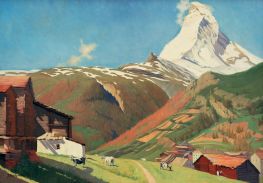 Blick auf Zermatt, 1889 | Félix Vallotton