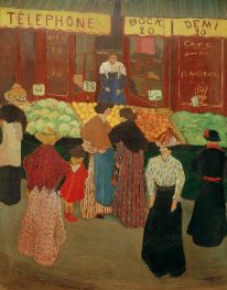 Auf dem Markt, 1895 | Félix Vallotton