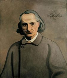 Dekoratives Porträt von Baudelaire, 1901 | Félix Vallotton