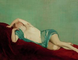 Nude with Green Scarf, 1914 | Félix Vallotton