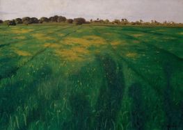 A Field of Green Oats, 1912 by Félix Vallotton | Canvas Print