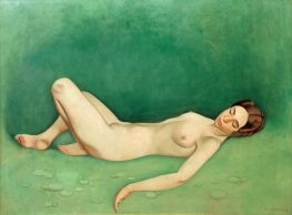 Sleeping Bather (Reclining Nude Sleeping), 1913 | Félix Vallotton
