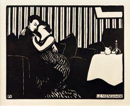 The Lie, 1897 | Félix Vallotton