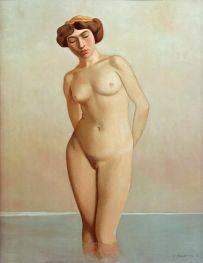 Bather in the Water, 1912 by Félix Vallotton | Canvas Print