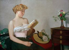 The Reading, 1906 by Félix Vallotton | Canvas Print