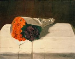 Bouquet de soucis et de violette, 1912 by Félix Vallotton | Giclée Canvas Print