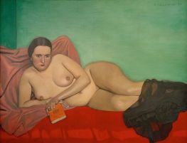 Nackte Frau mit Buch, 1924 | Félix Vallotton