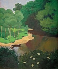 The Dordogne at Carennac, 1925 by Félix Vallotton | Canvas Print