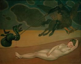 Roger délivrant Angélique, 1907 by Félix Vallotton | Canvas Print