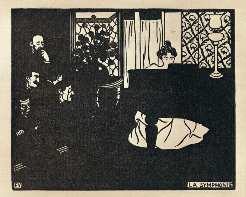 Die Symphonie, 1897 | Félix Vallotton | Giclée Papier-Kunstdruck