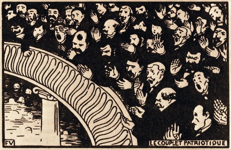 Der patriotische Vers, 1893 | Félix Vallotton | Giclée Papier-Kunstdruck