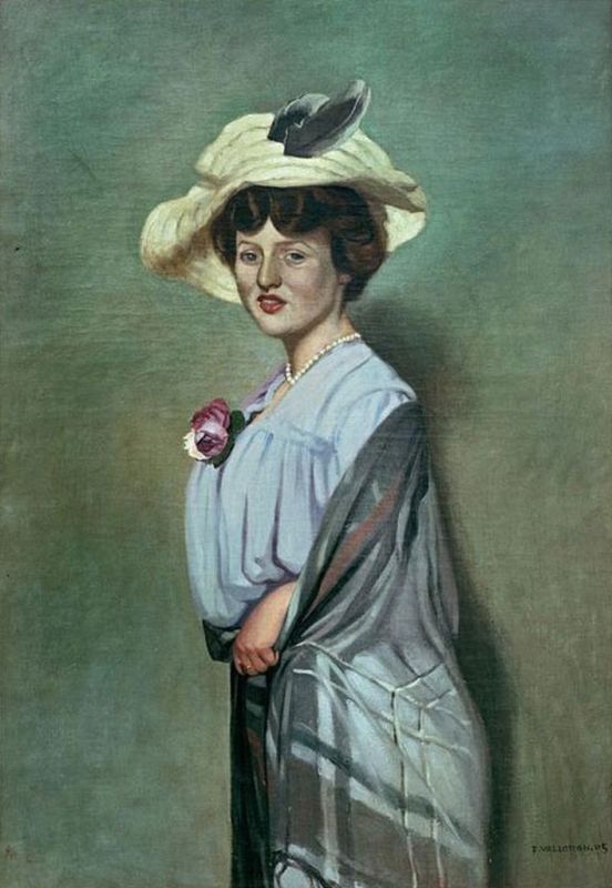 L'Anglaise, 1905 | Félix Vallotton | Giclée Leinwand-Kunstdruck