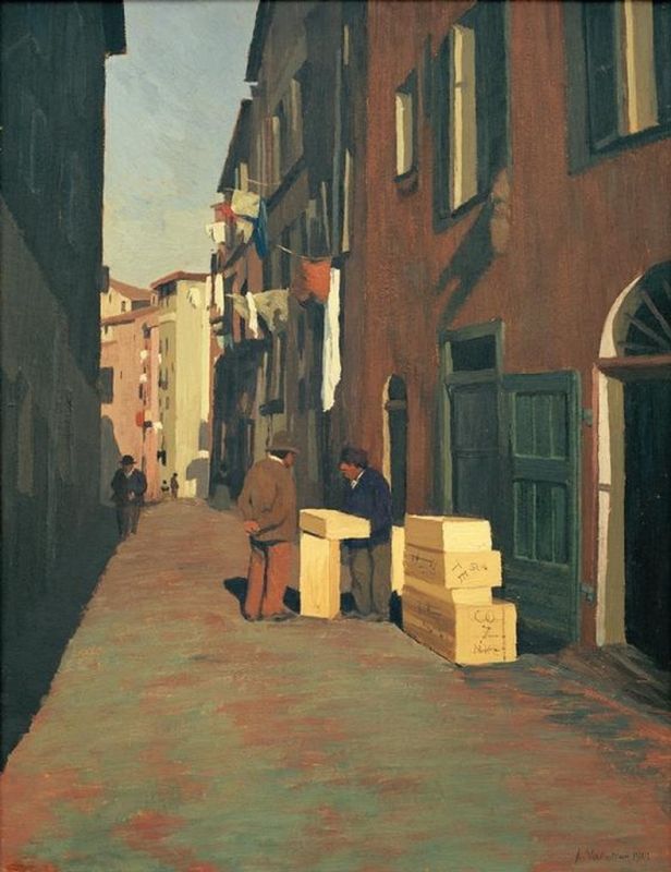 Old Street in Nice, 1901 | Félix Vallotton | Giclée Canvas Print