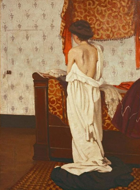 Beim Ankleiden, 1902 | Félix Vallotton | Giclée Leinwand-Kunstdruck