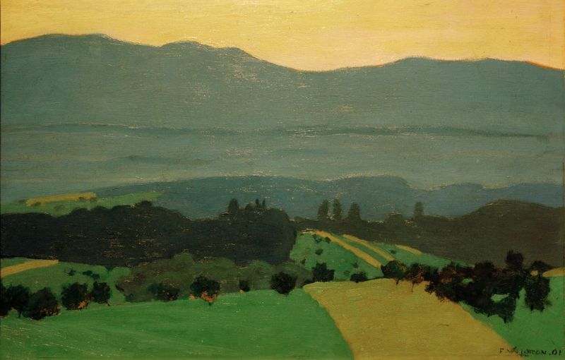 Jura-Landschaft. Romanel, 1901 | Félix Vallotton | Giclée Leinwand-Kunstdruck