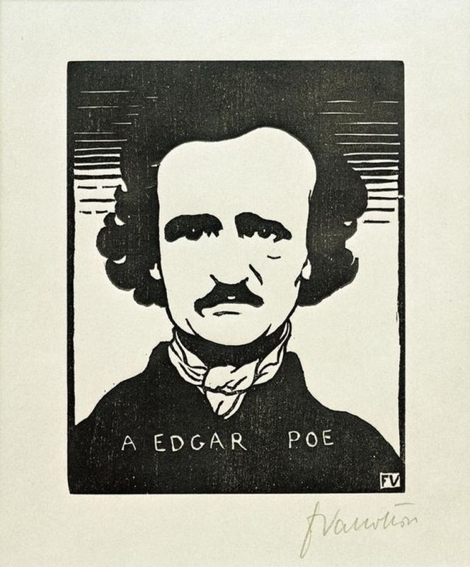 A Edgar Poe, 1894 | Félix Vallotton | Giclée Papier-Kunstdruck