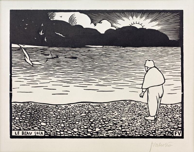 Der schöne Abend, 1892 | Félix Vallotton | Giclée Papier-Kunstdruck