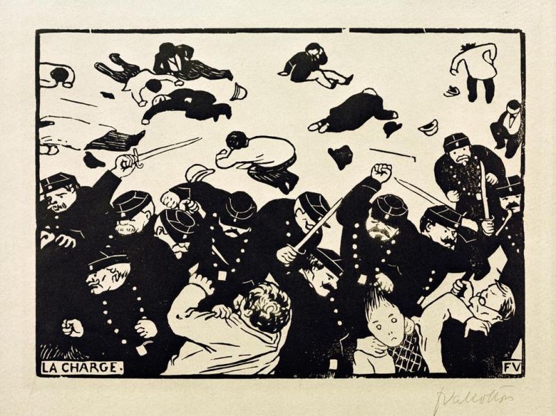 The Charge, 1893 | Félix Vallotton | Giclée Paper Art Print