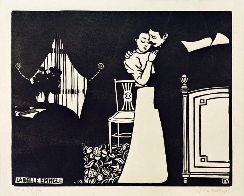 Die schöne Nadel, 1898 | Félix Vallotton | Giclée Papier-Kunstdruck