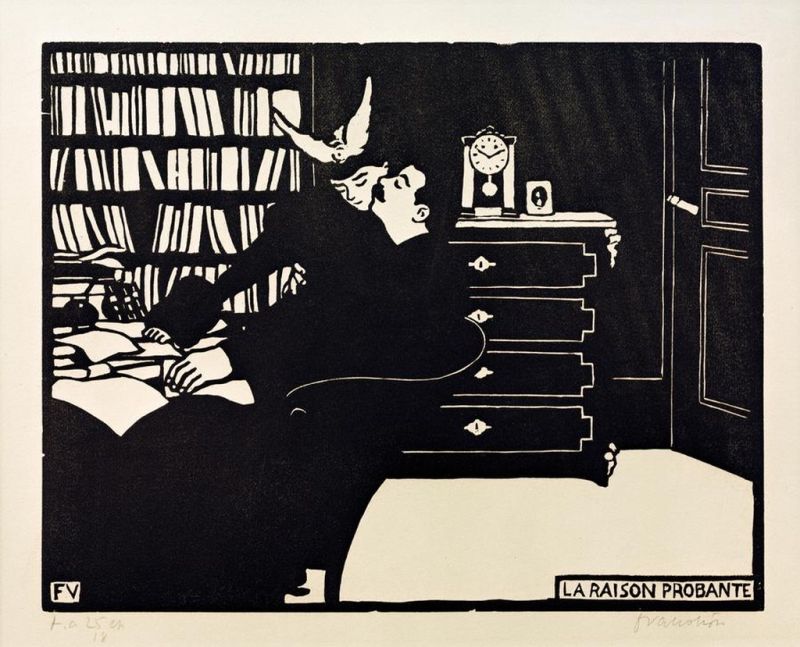 Der überzeugende Grund, 1898 | Félix Vallotton | Giclée Papier-Kunstdruck