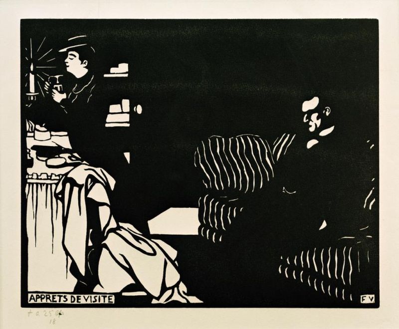 Apprêts de visite, 1898 | Félix Vallotton | Giclée Papier-Kunstdruck