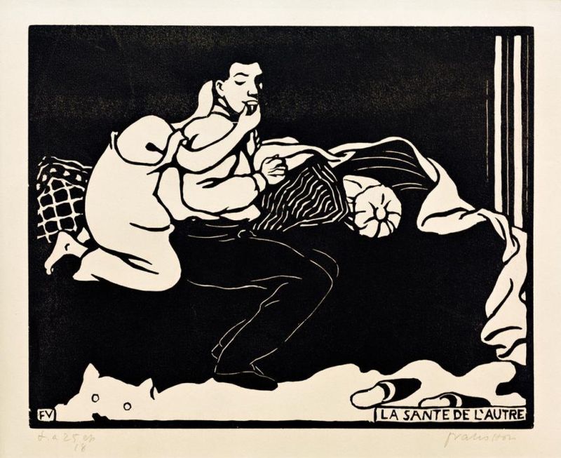 Die Gesundheit des Anderen, 1898 | Félix Vallotton | Giclée Papier-Kunstdruck