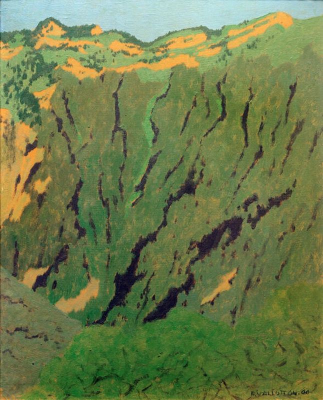 Rochers à Bex, 1900 | Félix Vallotton | Giclée Leinwand-Kunstdruck