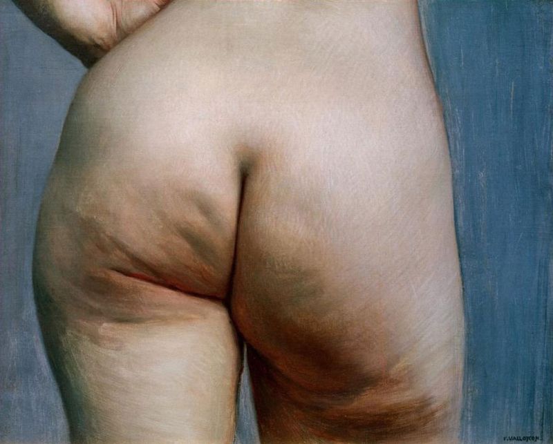 Etude de fesses, 1884 | Félix Vallotton | Giclée Leinwand-Kunstdruck