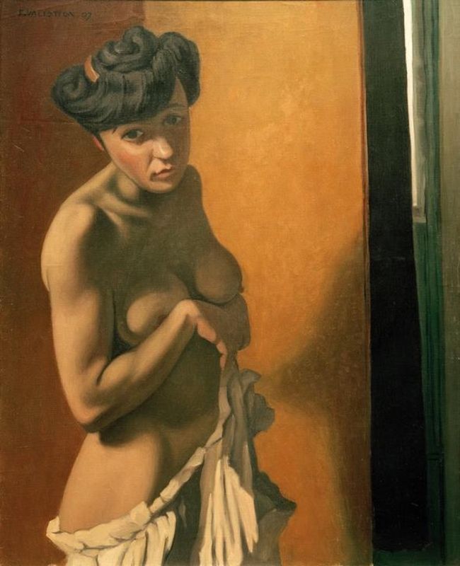 Torse nu brun, 1907 | Félix Vallotton | Giclée Leinwand-Kunstdruck