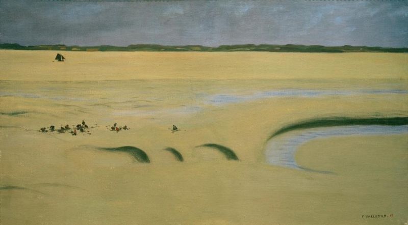 Der Schlamm, Gewitterhimmel, 1912 | Félix Vallotton | Giclée Leinwand-Kunstdruck