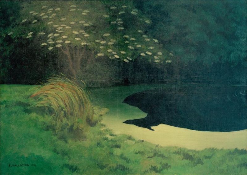 Der Teich (Honfleur), 1909 | Félix Vallotton | Giclée Leinwand-Kunstdruck