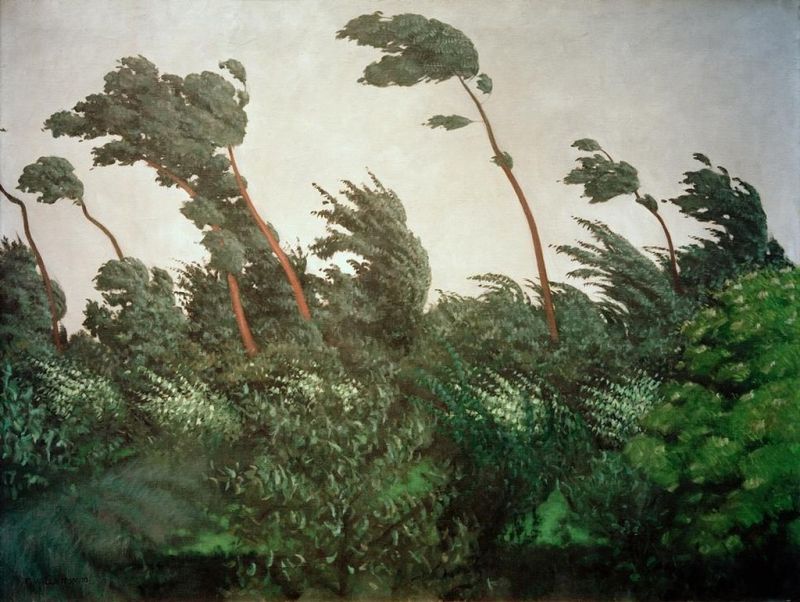 Der Wind, 1910 | Félix Vallotton | Giclée Leinwand-Kunstdruck