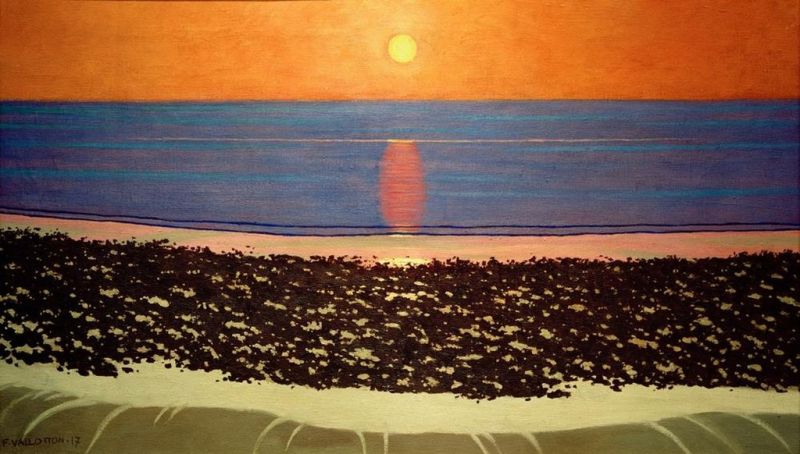 Coucher de soleil, Villerville, 1917 | Félix Vallotton | Giclée Canvas Print