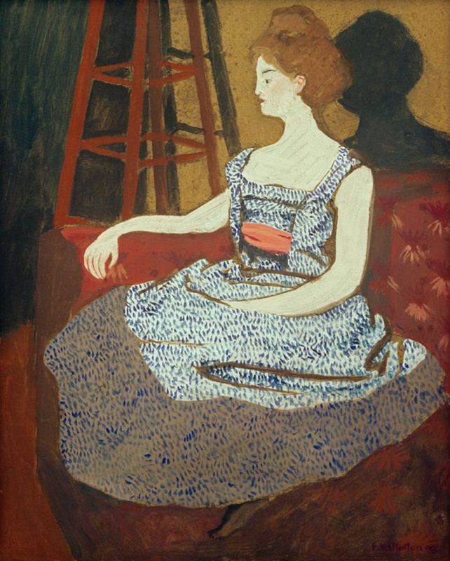 Misia Godebska-Natanson, 1898 | Félix Vallotton | Giclée Leinwand-Kunstdruck